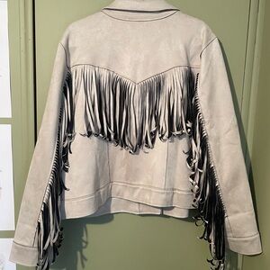 Idyllwind Faux Suede Fringe Jacket Sz XXL